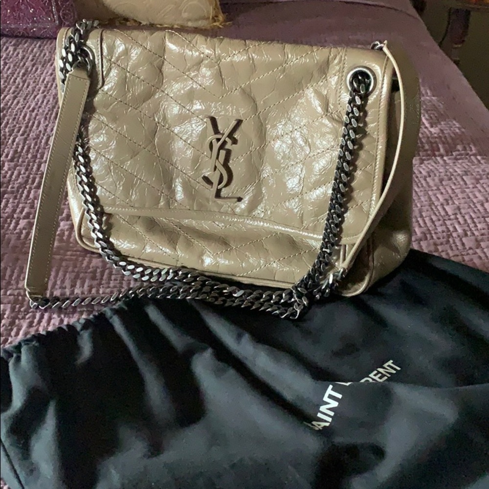 Yves Saint Laurent Tan Shoulder Bag